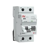 Дифференциальный автомат DVA-6 1P+N 16А (B) 100мА (AC) 6кА AVERES | код  rcbo6-1pn-16B-100-ac-av | EKF
